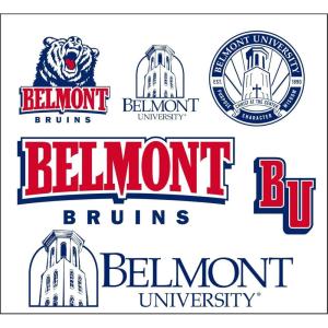 Belmont University Multi Decal Sticker Sheet