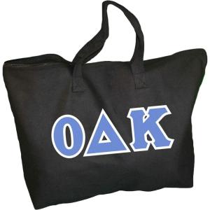 Omicron Delta Kappa Lettered Tote Bag Black(Black)