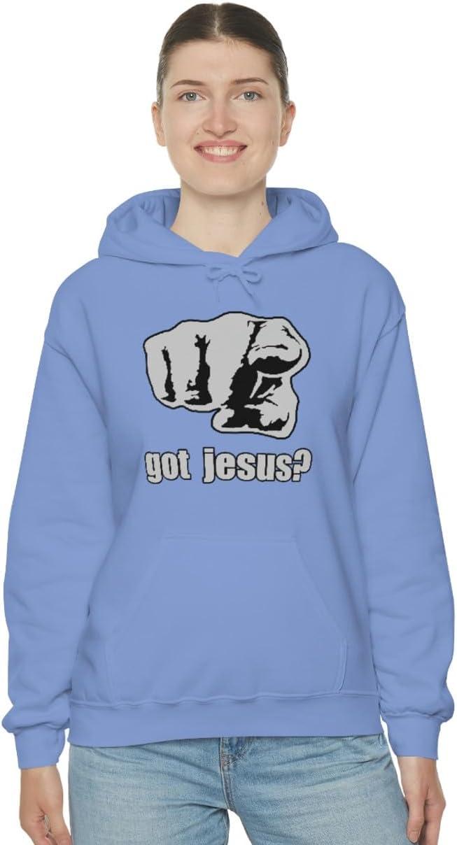 imageExpress Design Group Got Jesus Christian Hoodie SweatshirtCarolina Blue