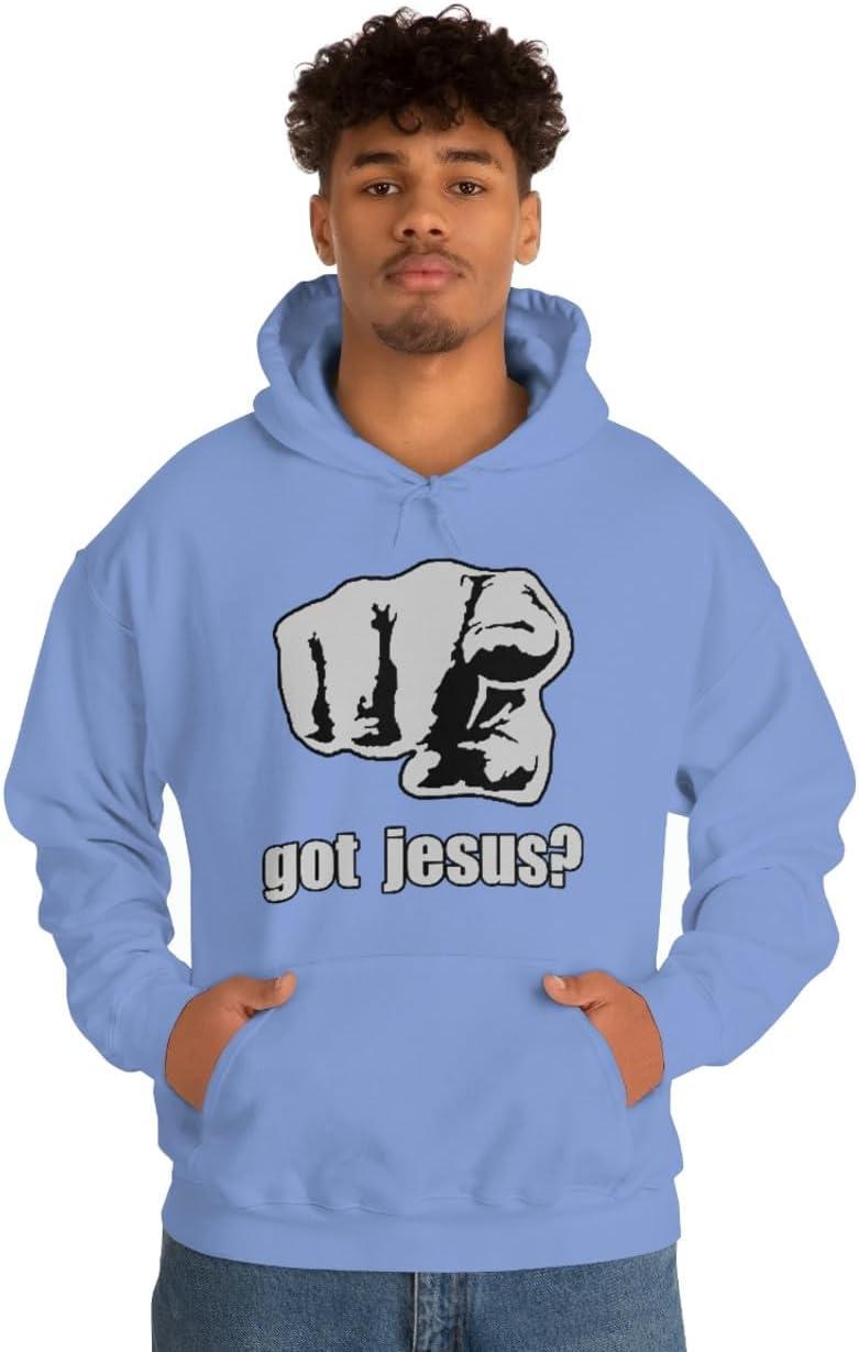 imageExpress Design Group Got Jesus Christian Hoodie SweatshirtCarolina Blue