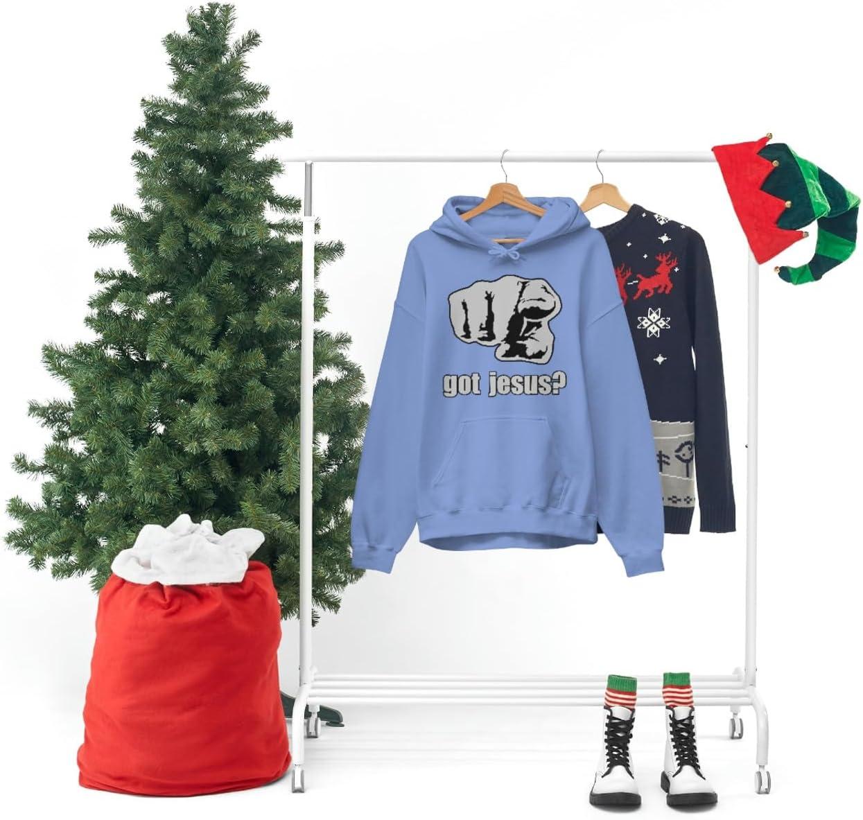 imageExpress Design Group Got Jesus Christian Hoodie SweatshirtCarolina Blue
