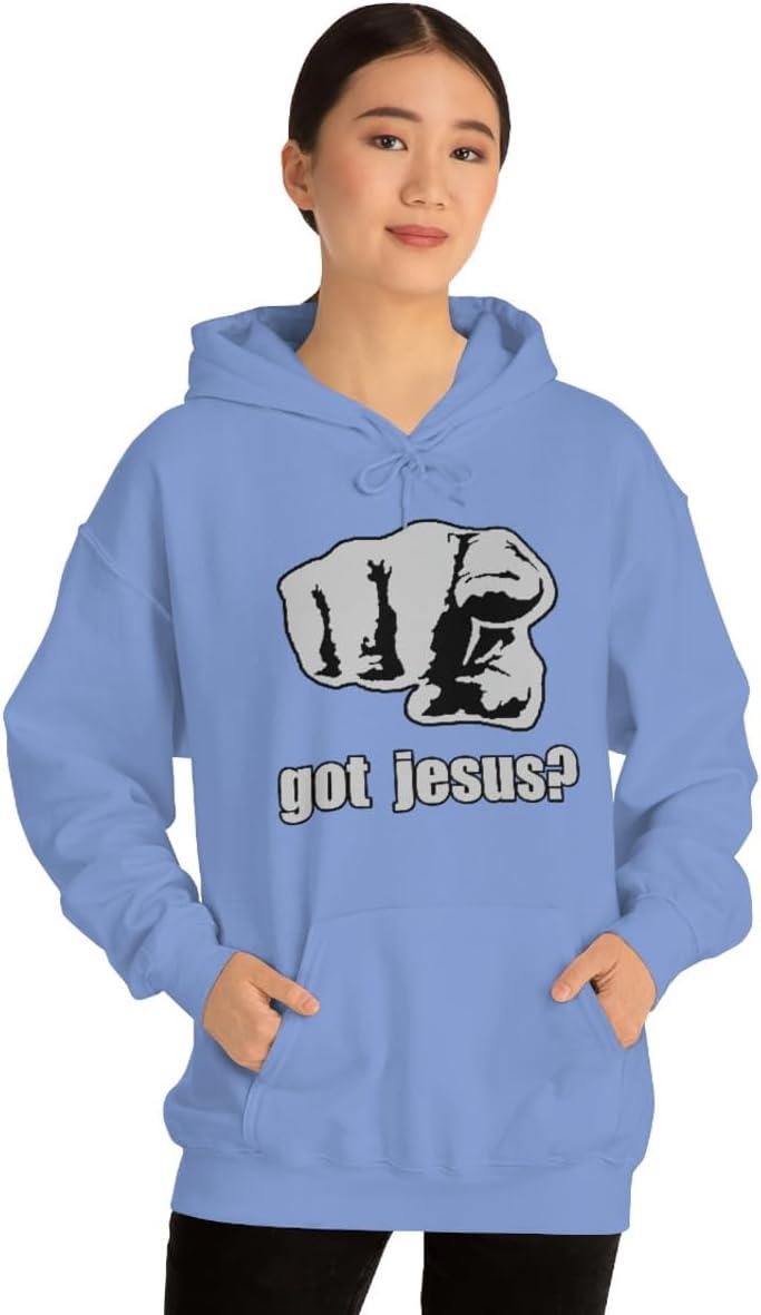 imageExpress Design Group Got Jesus Christian Hoodie SweatshirtCarolina Blue