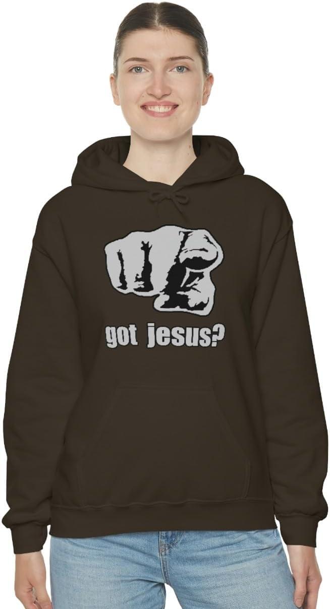 imageExpress Design Group Got Jesus Christian Hoodie SweatshirtDark Chocolate