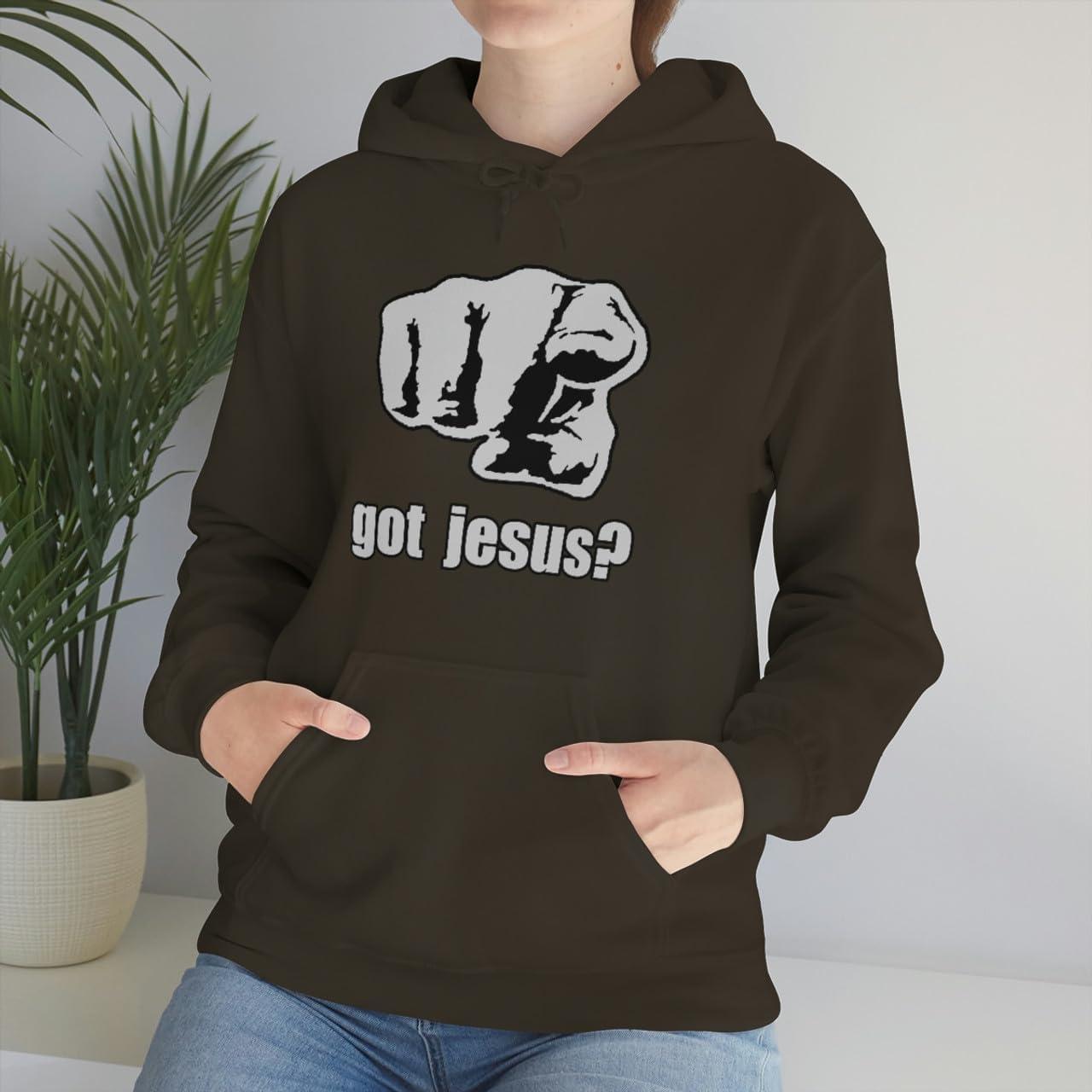 imageExpress Design Group Got Jesus Christian Hoodie SweatshirtDark Chocolate