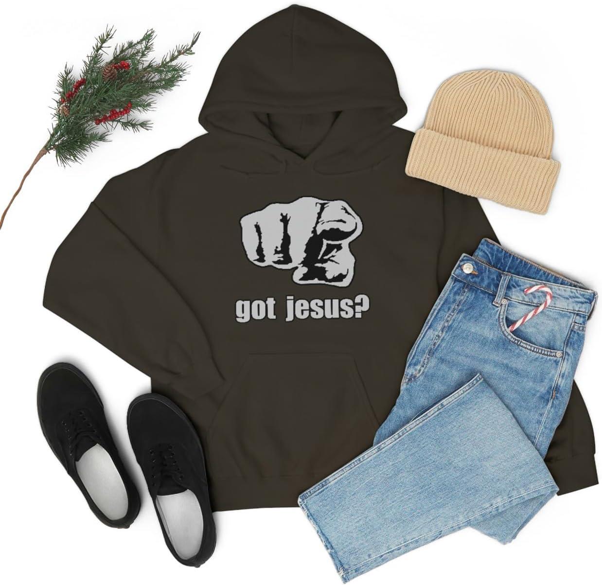 imageExpress Design Group Got Jesus Christian Hoodie SweatshirtDark Chocolate