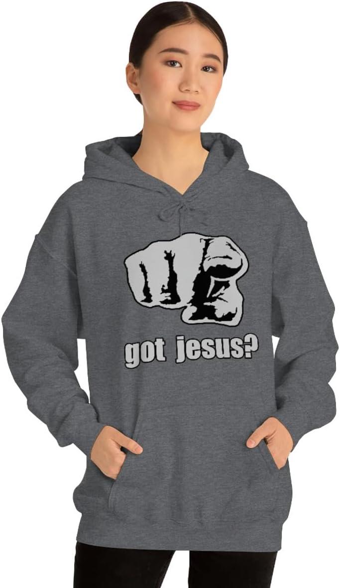 imageExpress Design Group Got Jesus Christian Hoodie SweatshirtDark Heather