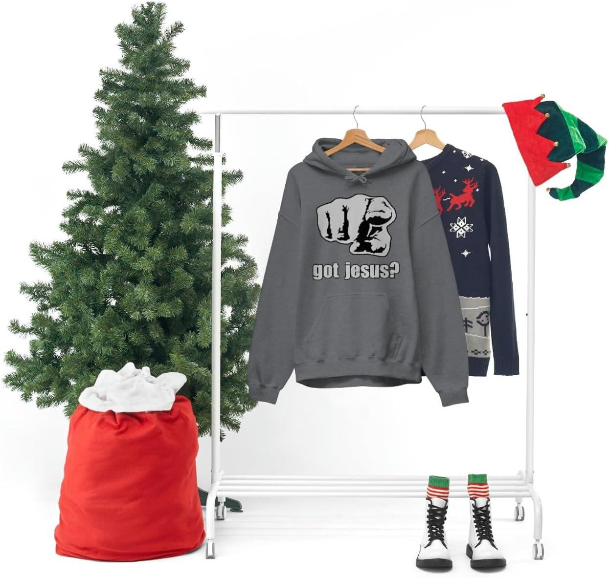imageExpress Design Group Got Jesus Christian Hoodie SweatshirtDark Heather