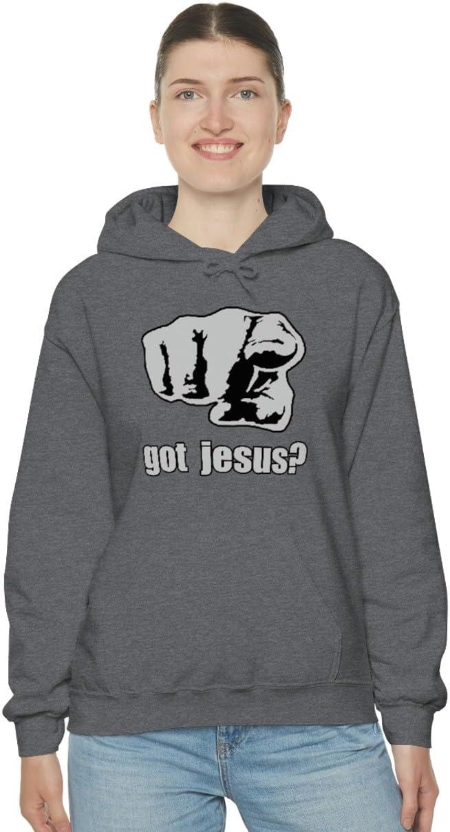 imageExpress Design Group Got Jesus Christian Hoodie SweatshirtDark Heather