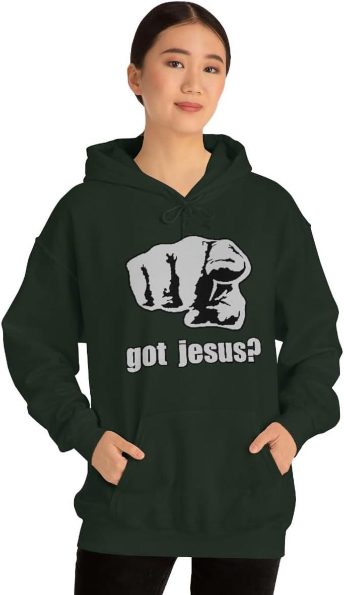 imageExpress Design Group Got Jesus Christian Hoodie SweatshirtForest Green
