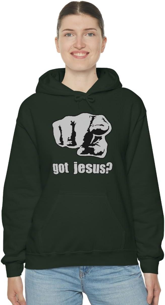 imageExpress Design Group Got Jesus Christian Hoodie SweatshirtForest Green