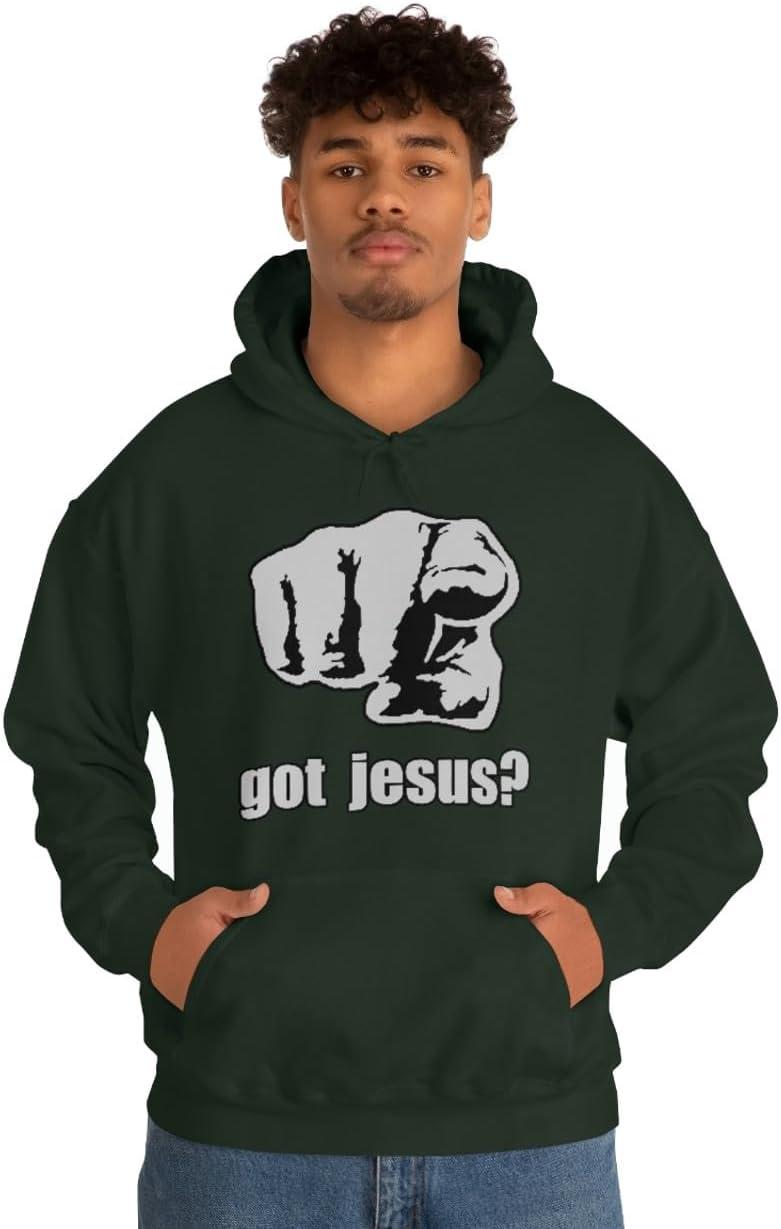 imageExpress Design Group Got Jesus Christian Hoodie SweatshirtForest Green