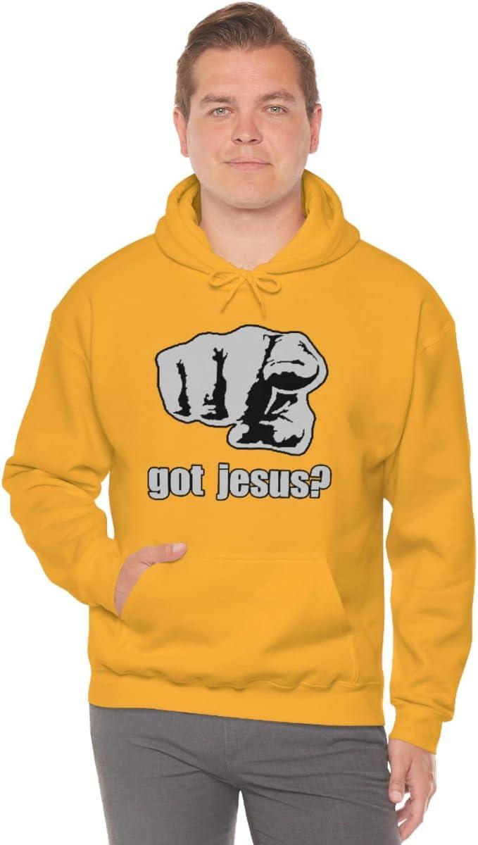 imageExpress Design Group Got Jesus Christian Hoodie SweatshirtGold