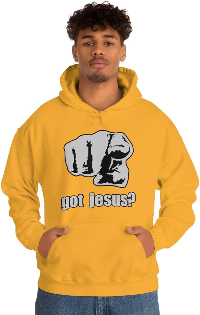 imageExpress Design Group Got Jesus Christian Hoodie SweatshirtGold