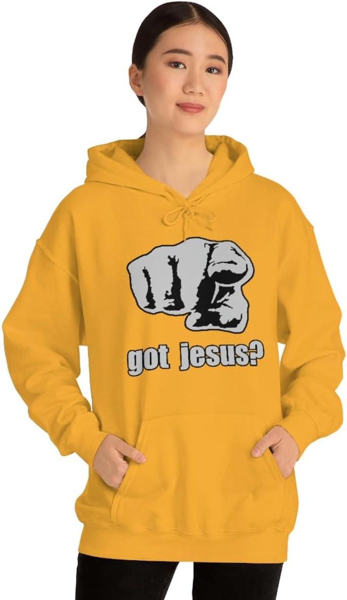 imageExpress Design Group Got Jesus Christian Hoodie SweatshirtGold