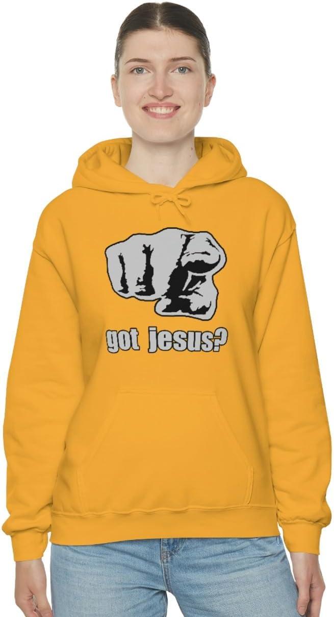 imageExpress Design Group Got Jesus Christian Hoodie SweatshirtGold