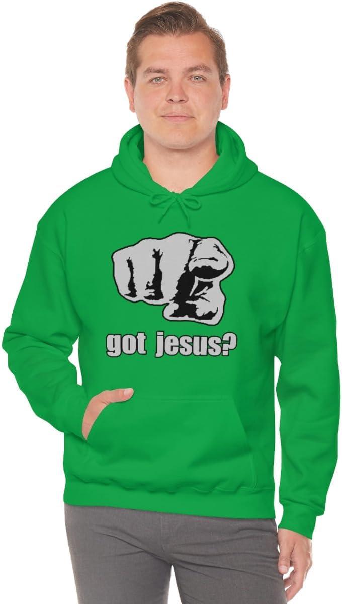 imageExpress Design Group Got Jesus Christian Hoodie SweatshirtIrish Green