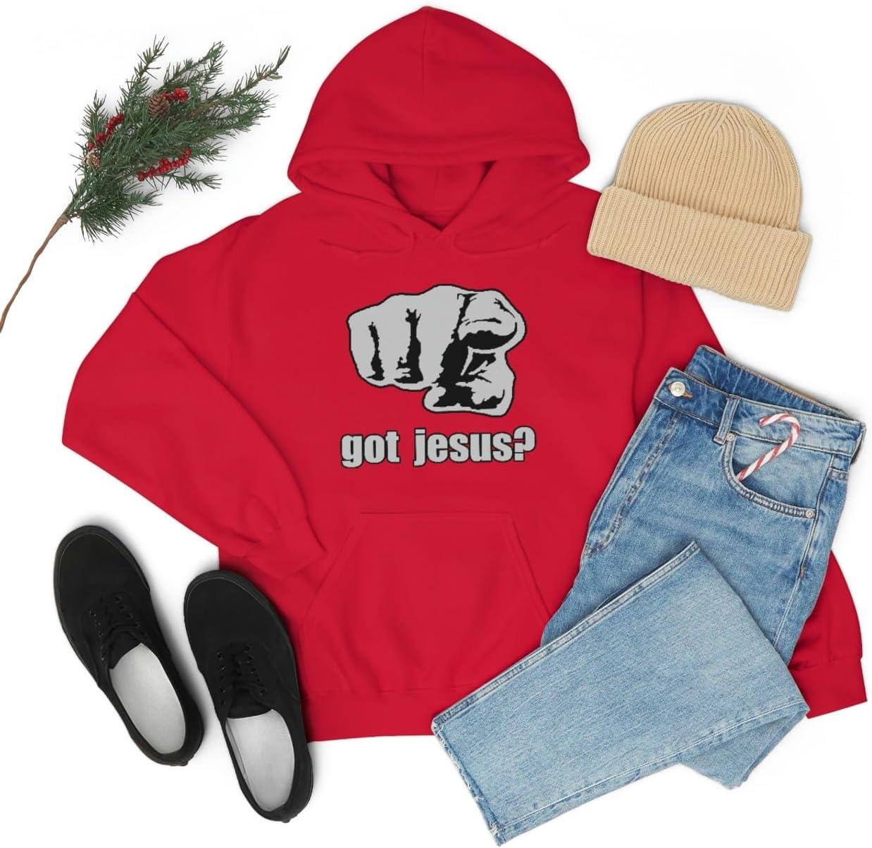 imageExpress Design Group Got Jesus Christian Hoodie SweatshirtRed