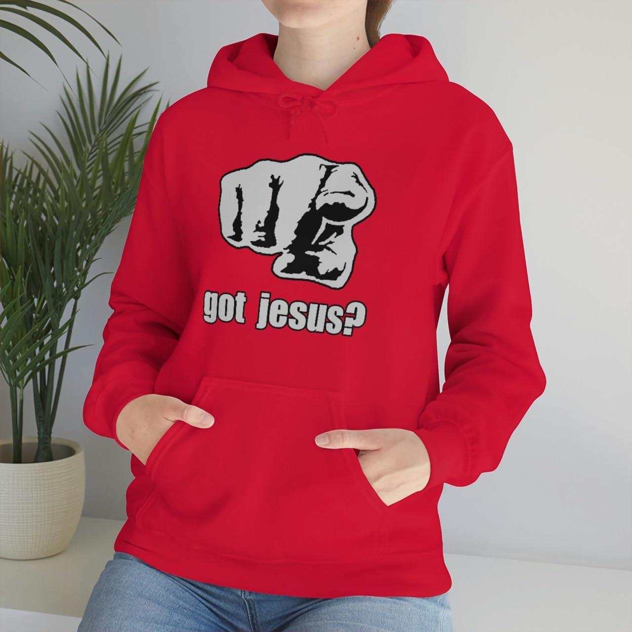 imageExpress Design Group Got Jesus Christian Hoodie SweatshirtRed