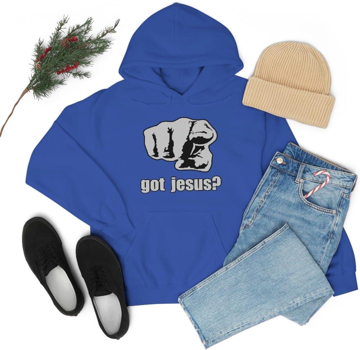imageExpress Design Group Got Jesus Christian Hoodie SweatshirtRoyal