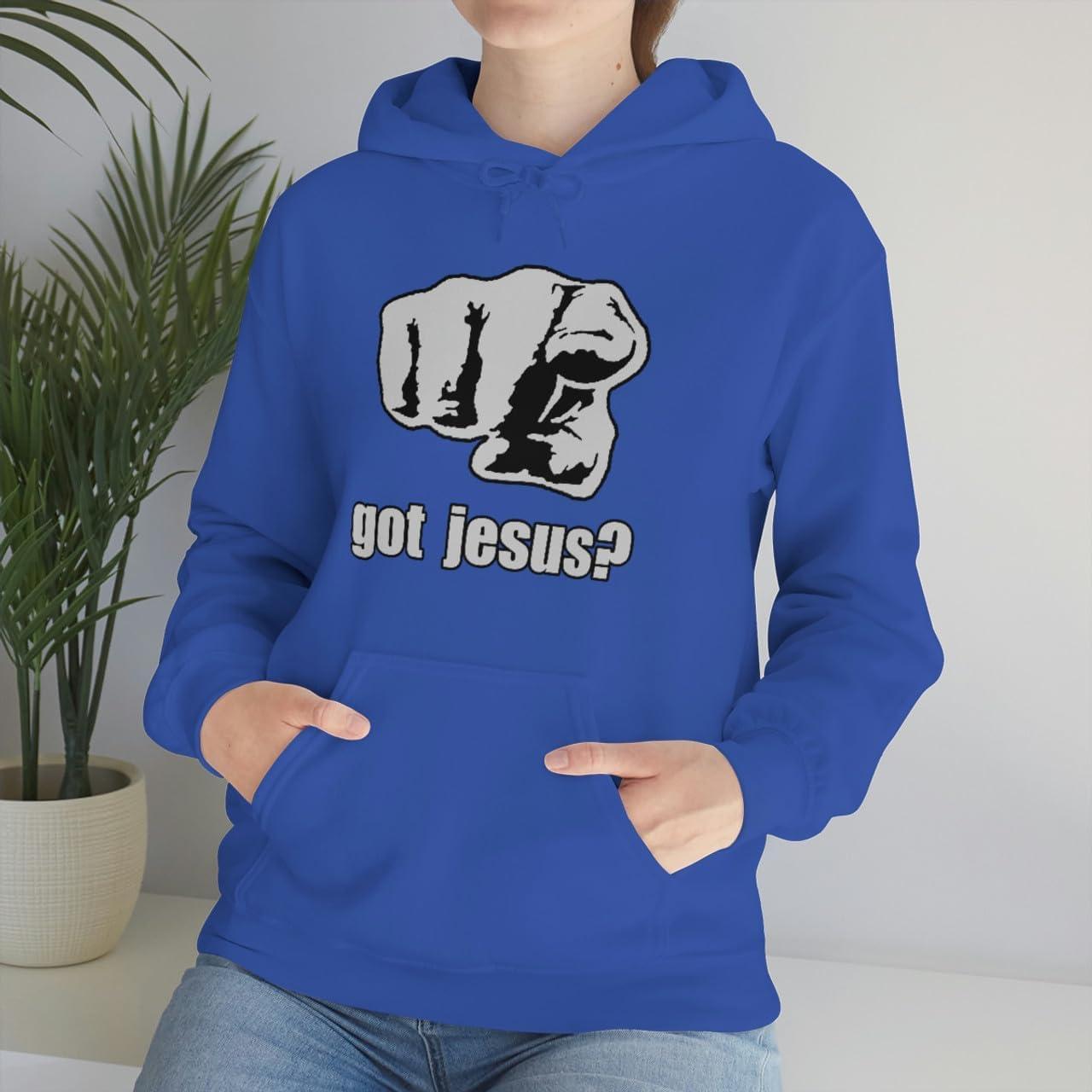 imageExpress Design Group Got Jesus Christian Hoodie SweatshirtRoyal