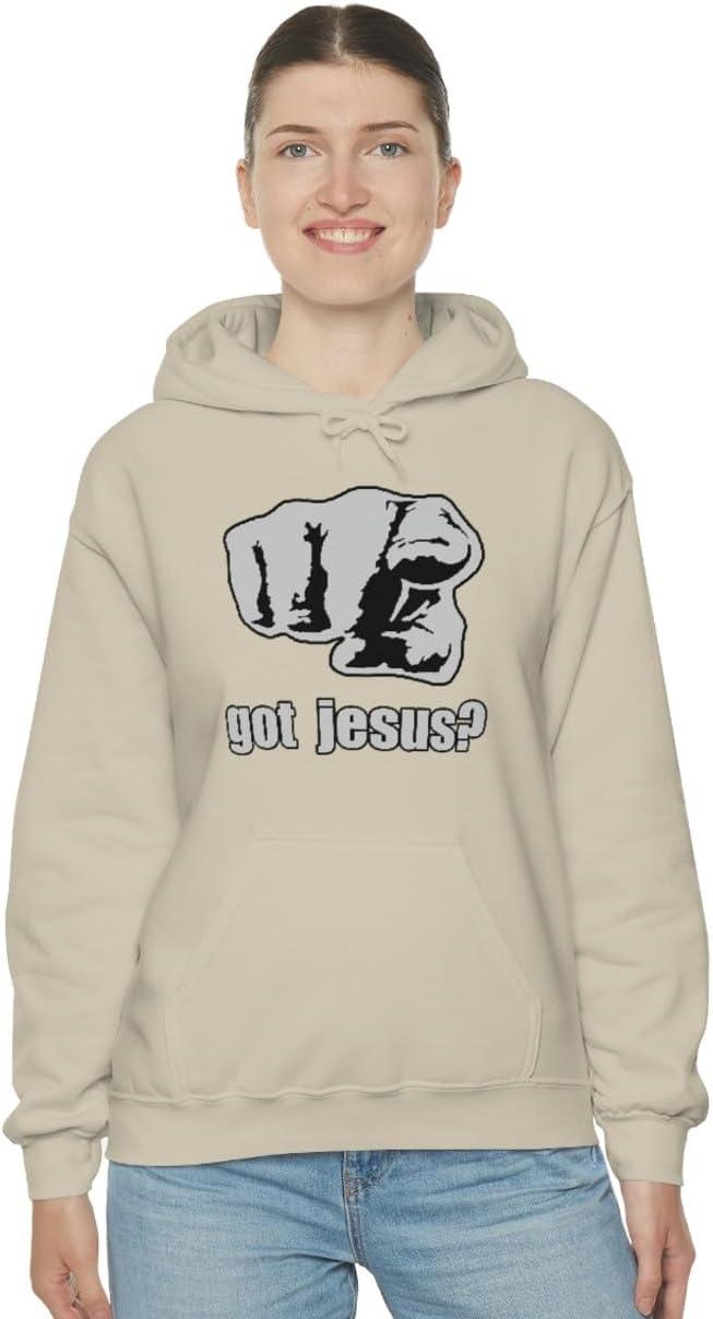 imageExpress Design Group Got Jesus Christian Hoodie SweatshirtSand