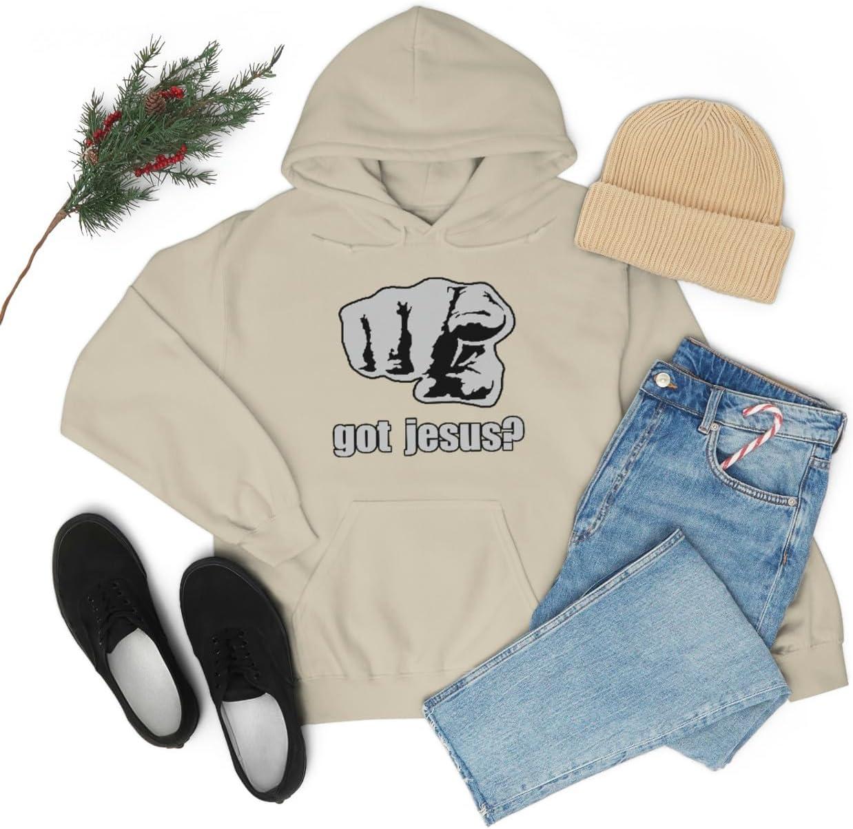 imageExpress Design Group Got Jesus Christian Hoodie SweatshirtSand
