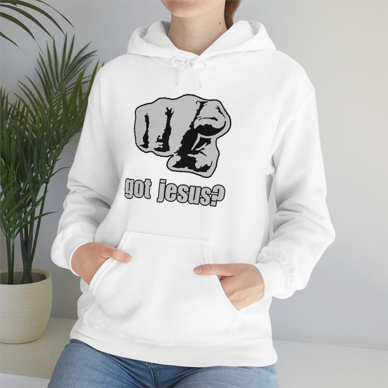 imageExpress Design Group Got Jesus Christian Hoodie SweatshirtWhite