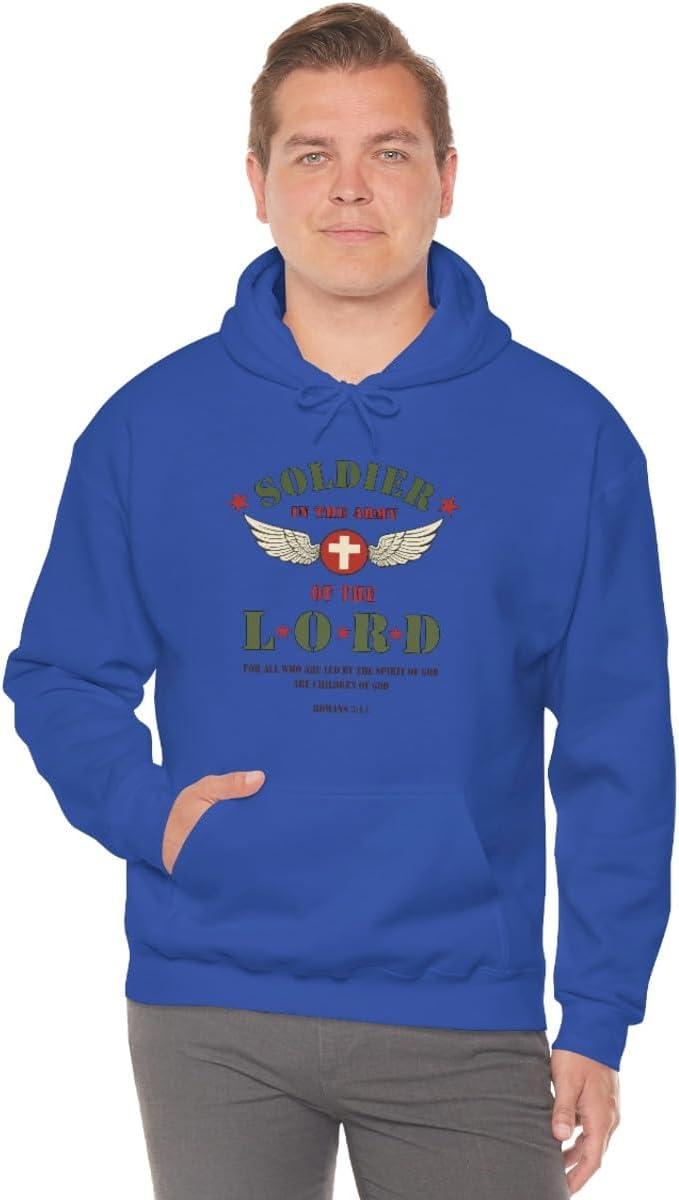 imageExpress Design Group Soldier Of The Lord Christian Hoodie SweatshirtRoyal