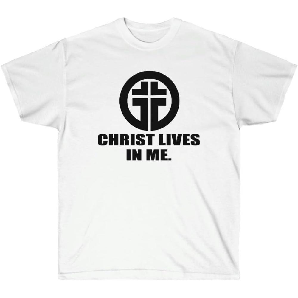 imageChrist Lives in Me Christian TShirtWhite