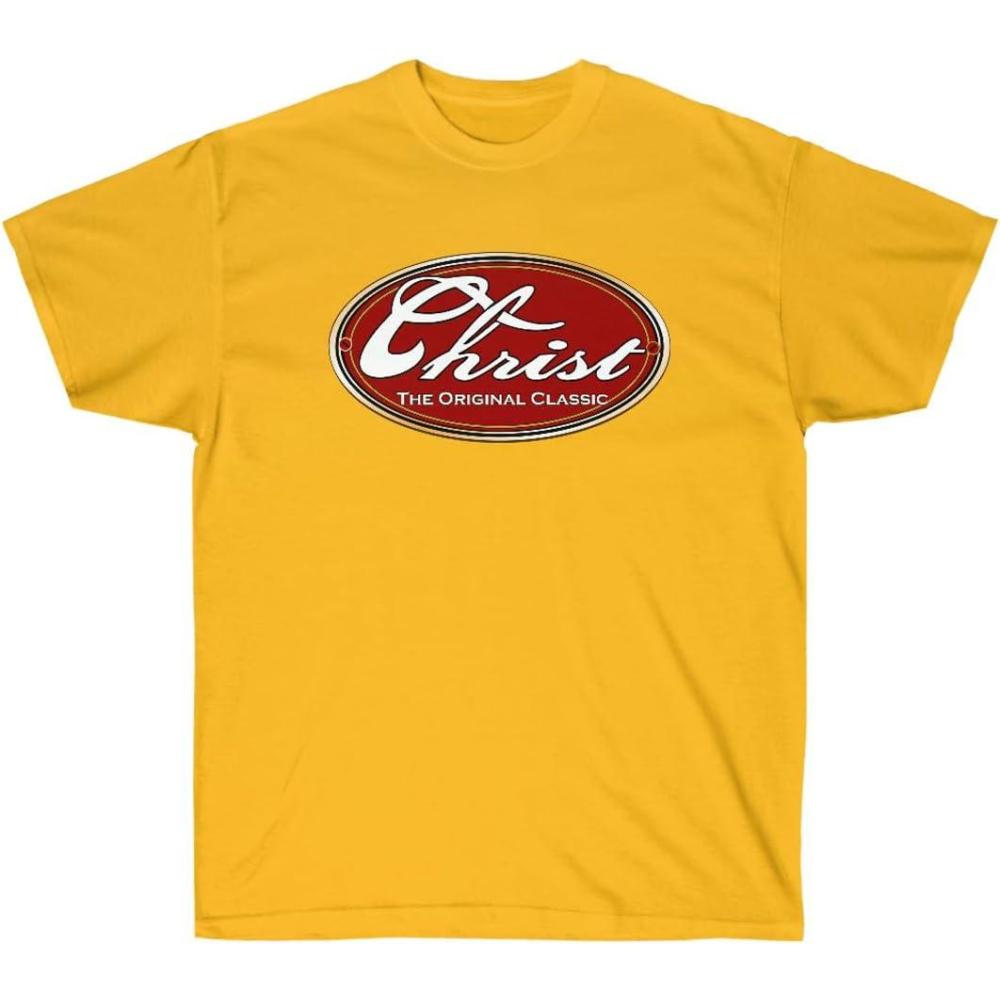 imageChrist The Original Classic Christian TShirtGold