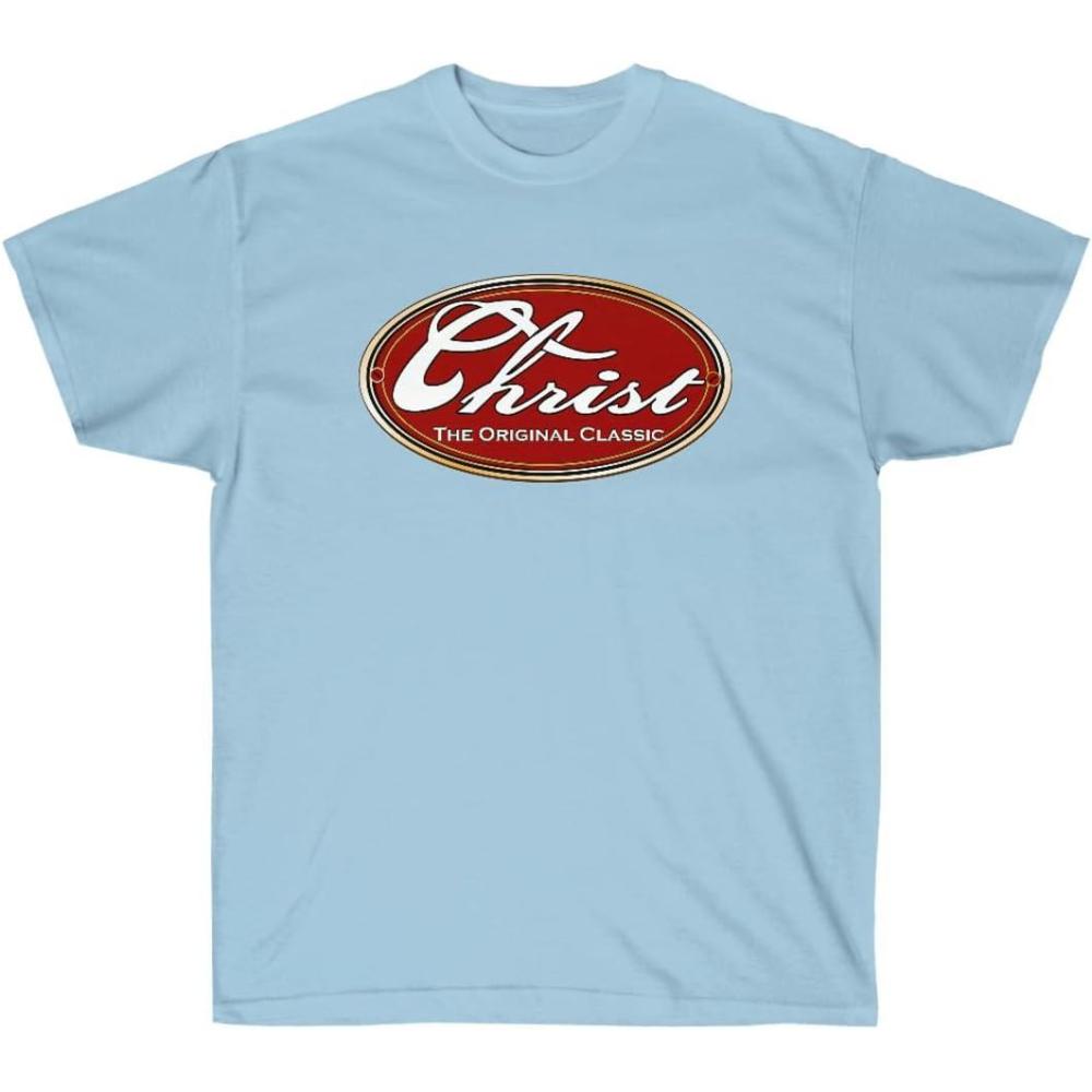 imageChrist The Original Classic Christian TShirtLight Blue