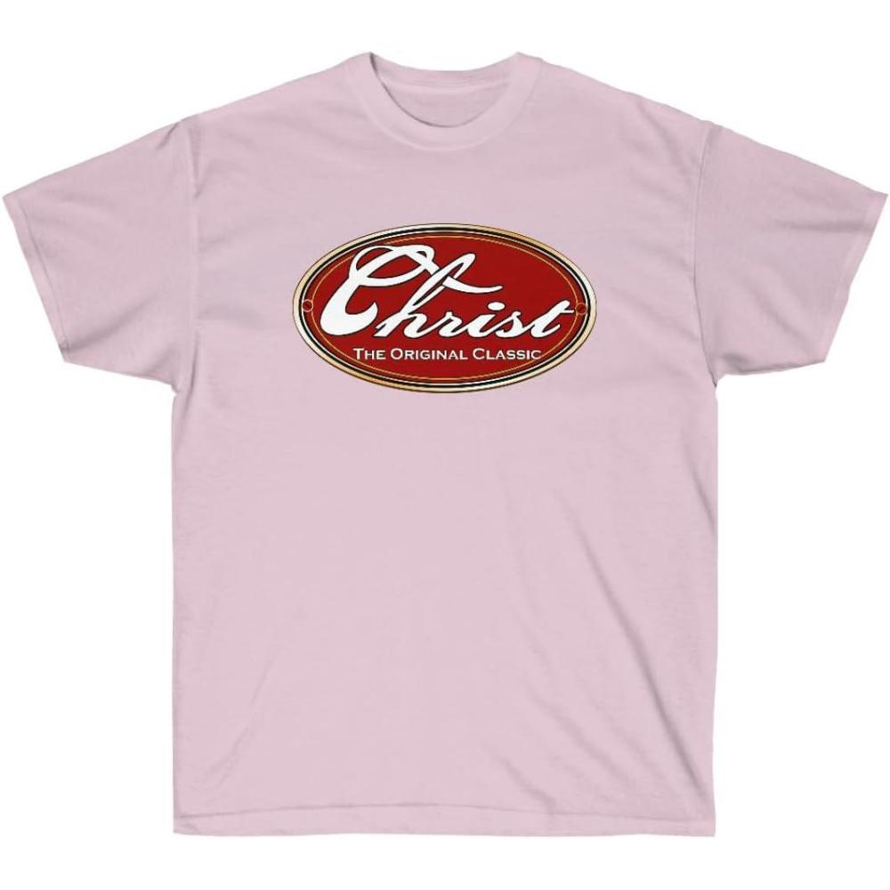 imageChrist The Original Classic Christian TShirtLight Pink