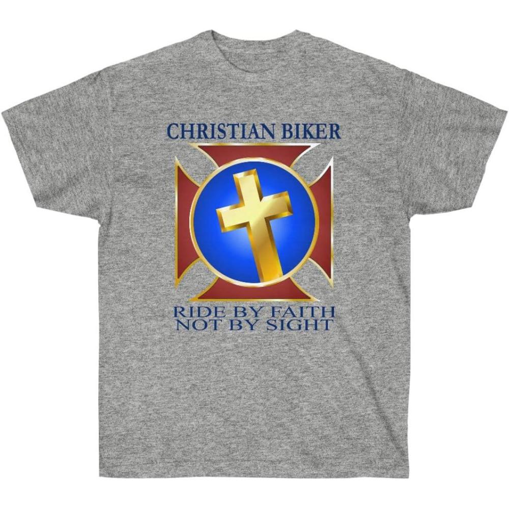 imageChristian Biker Ride by Faith Christian TShirtSport Grey
