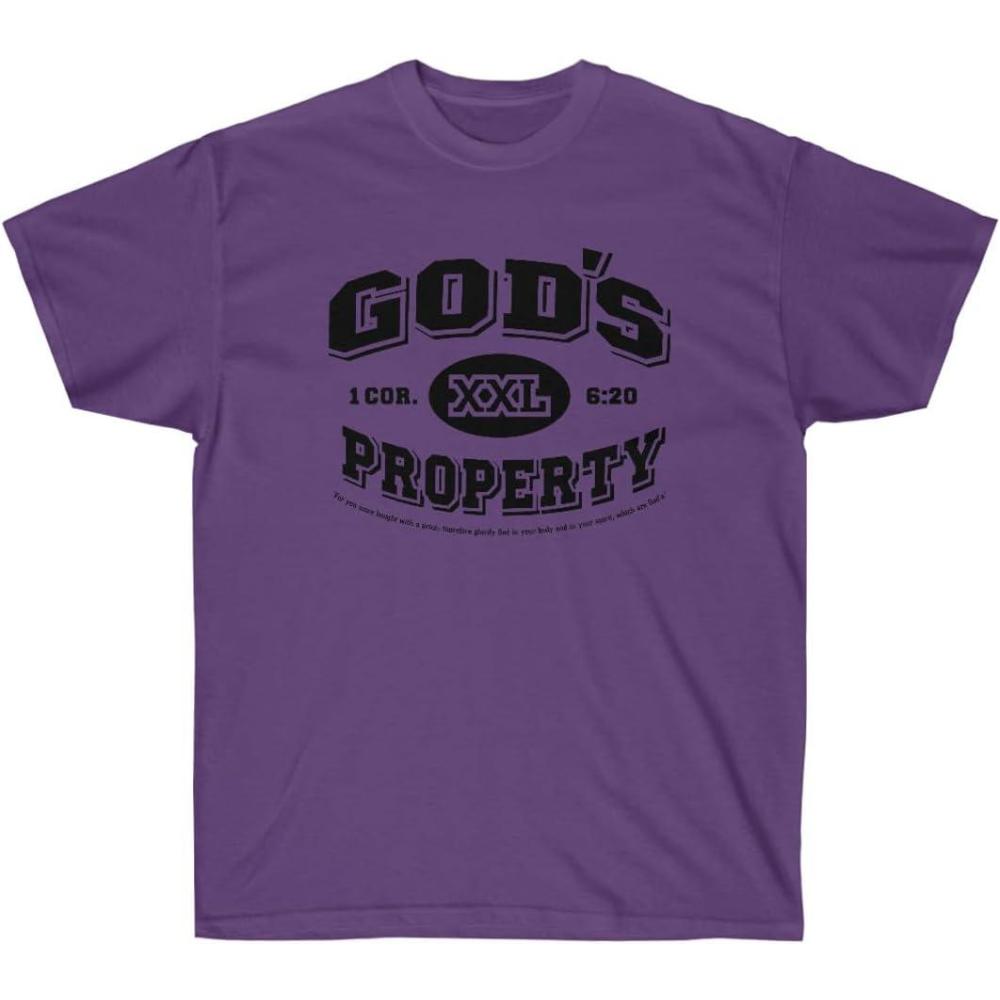 imageExpress Design Group Gods Property Christian TShirtPurple
