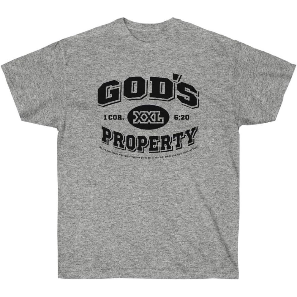imageExpress Design Group Gods Property Christian TShirtSport Grey