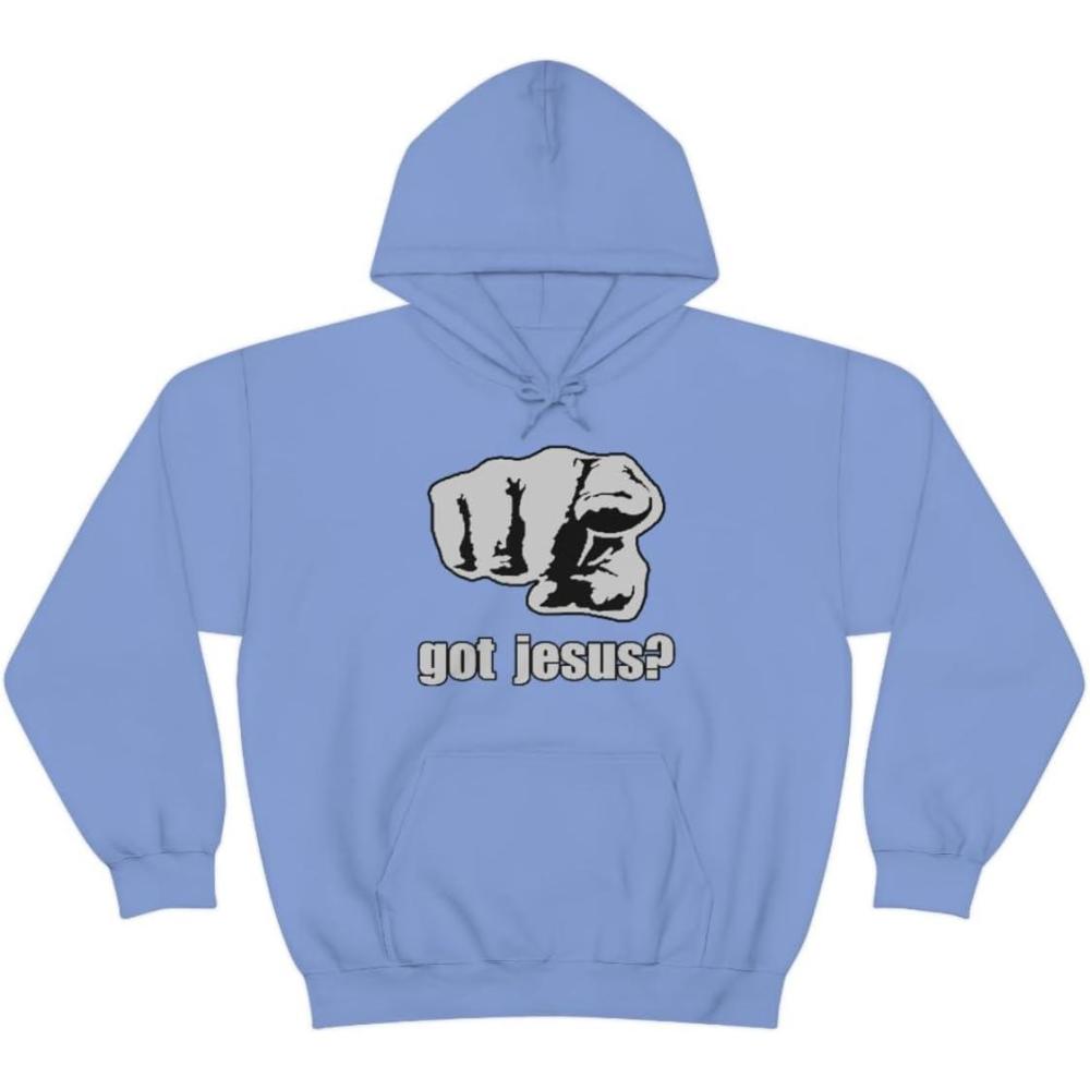 imageExpress Design Group Got Jesus  Christian Hoodie SweatshirtCarolina Blue