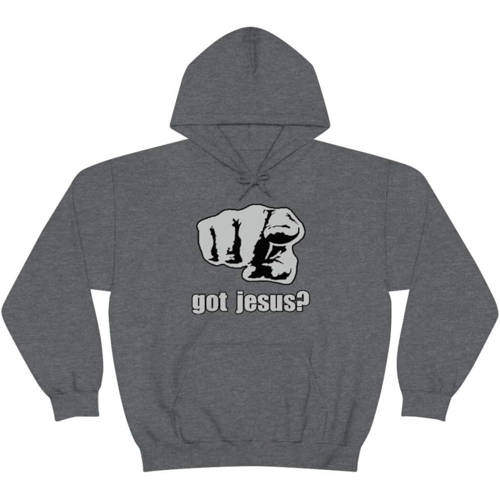 imageExpress Design Group Got Jesus Christian Hoodie SweatshirtDark Heather
