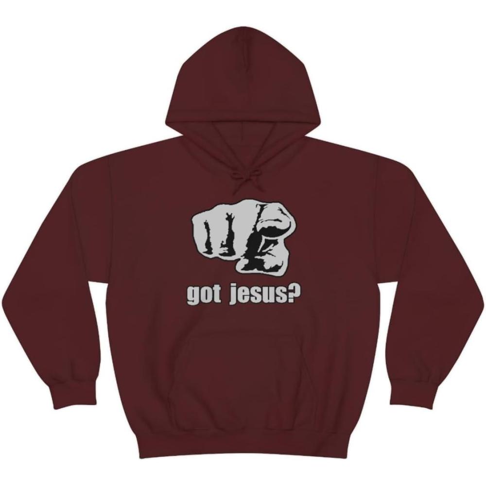 imageExpress Design Group Got Jesus Christian Hoodie SweatshirtMaroon