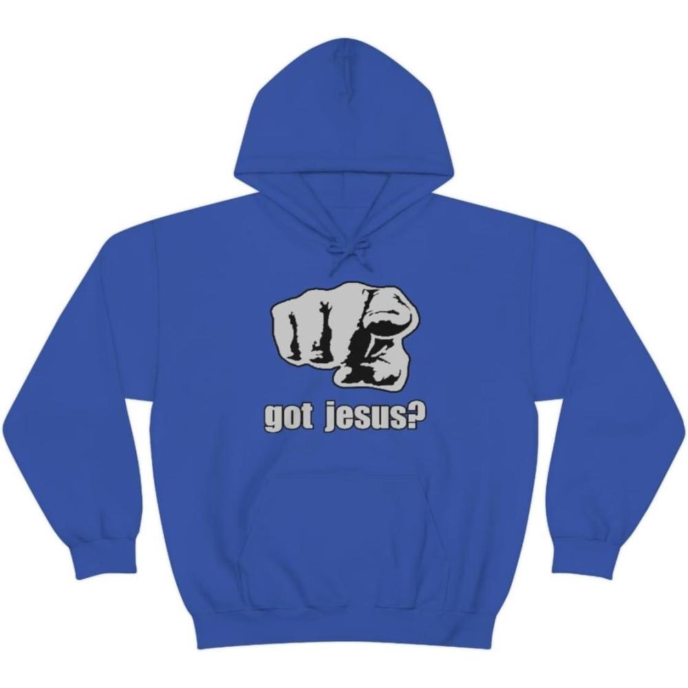 imageExpress Design Group Got Jesus Christian Hoodie SweatshirtRoyal