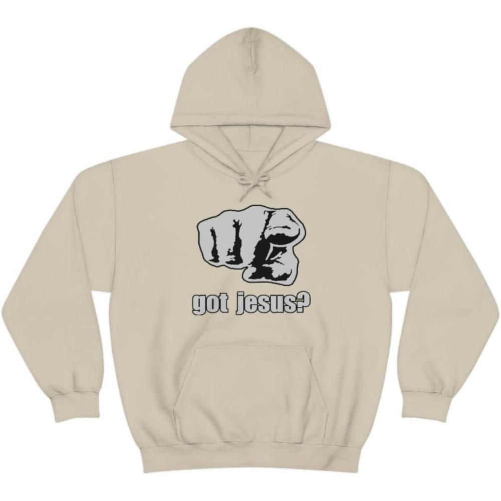 imageExpress Design Group Got Jesus Christian Hoodie SweatshirtSand