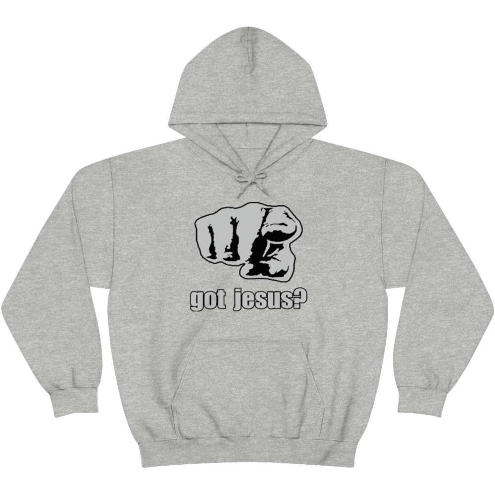 imageExpress Design Group Got Jesus Christian Hoodie SweatshirtSport Grey