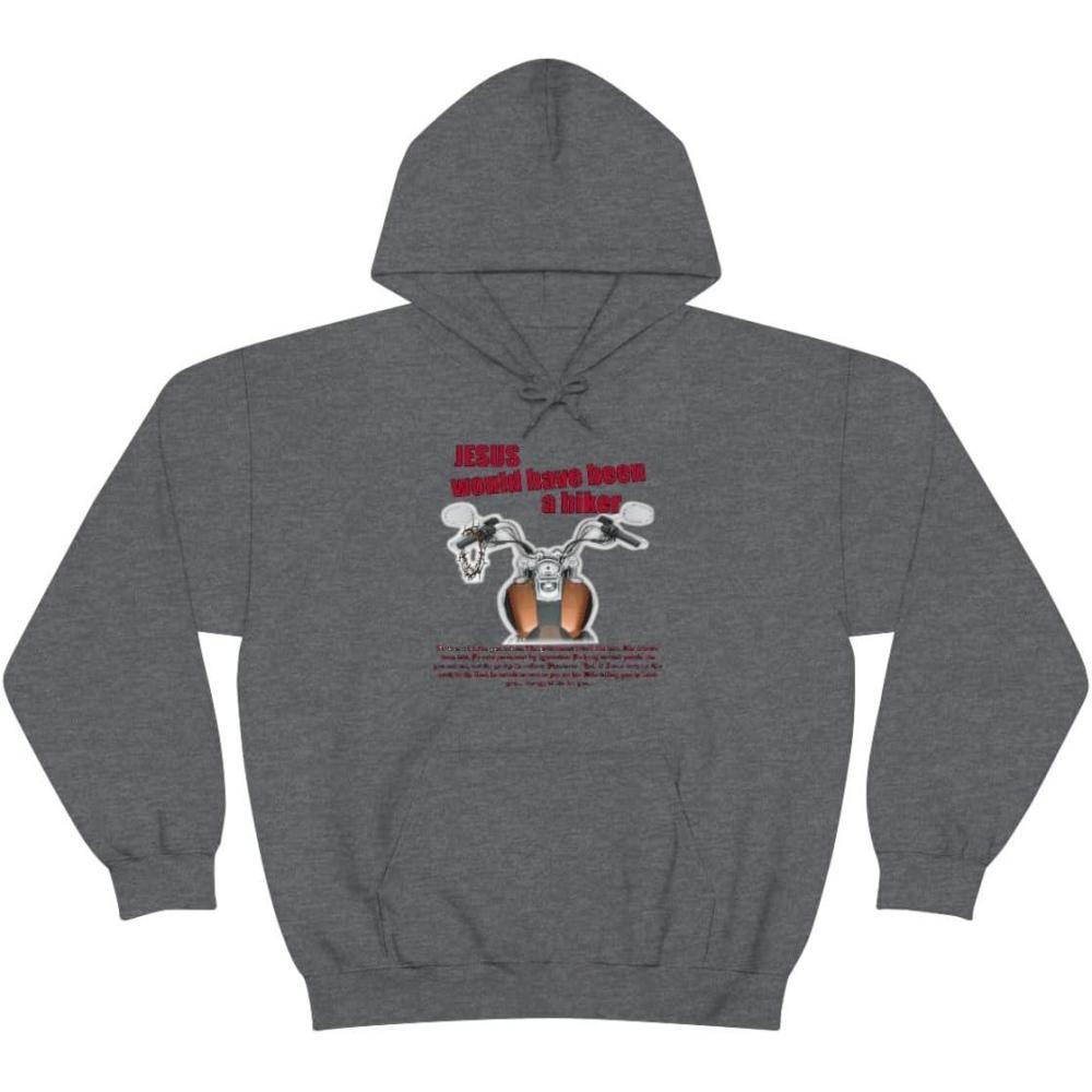 imageExpress Design Group Jesus Would Have Been A Biker  Christian Hoodie SweatshirtDark Heather