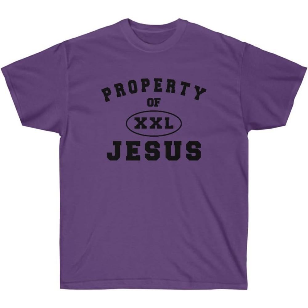 imageExpress Design Group Property of Jesus Christian TShirtPurple