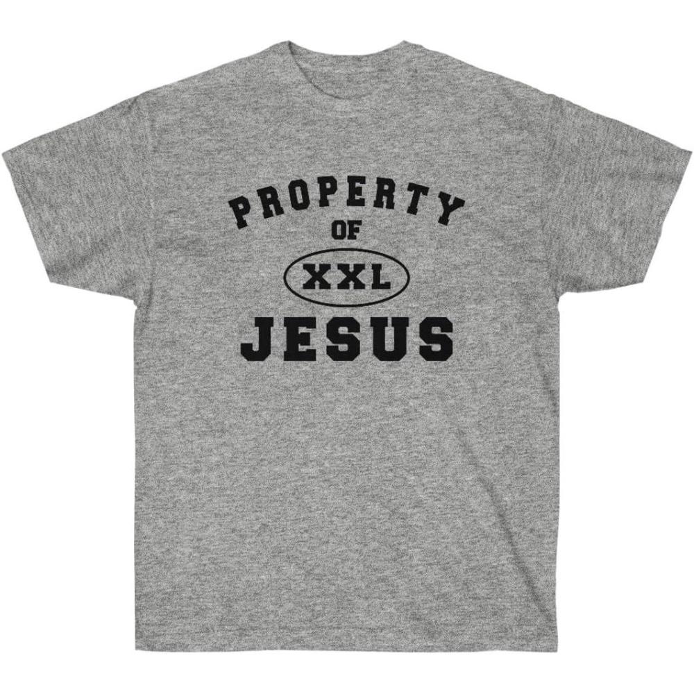 imageExpress Design Group Property of Jesus  Christian TShirtSport Grey
