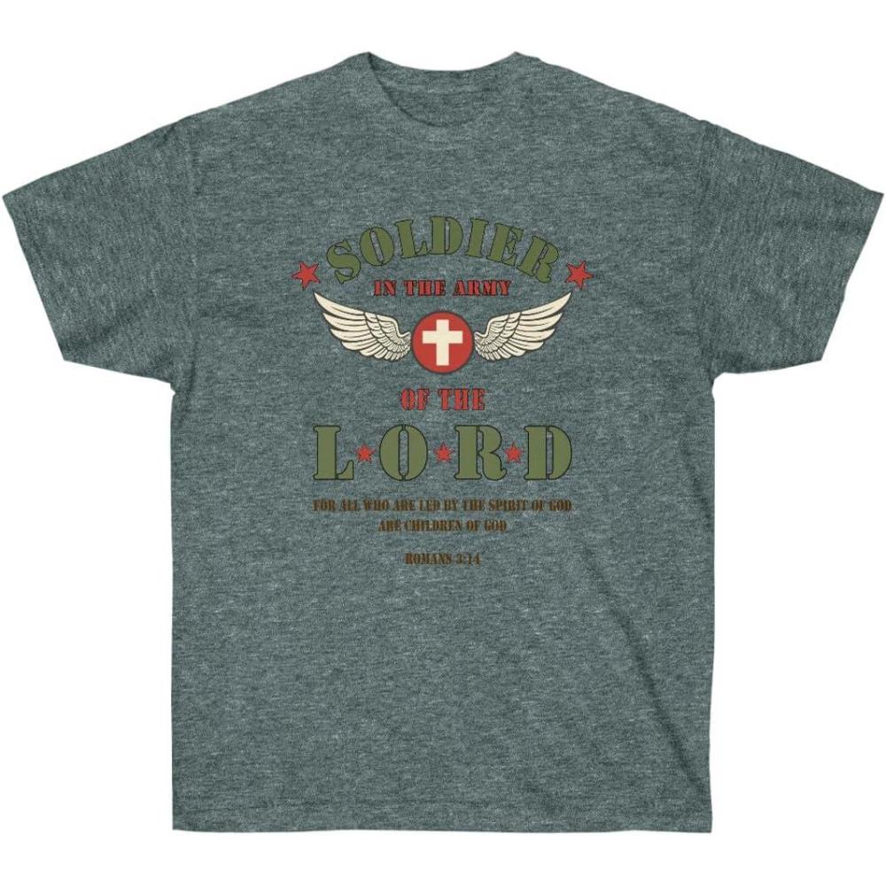 imageSoldier of The Lord Christian TShirtDark Heather