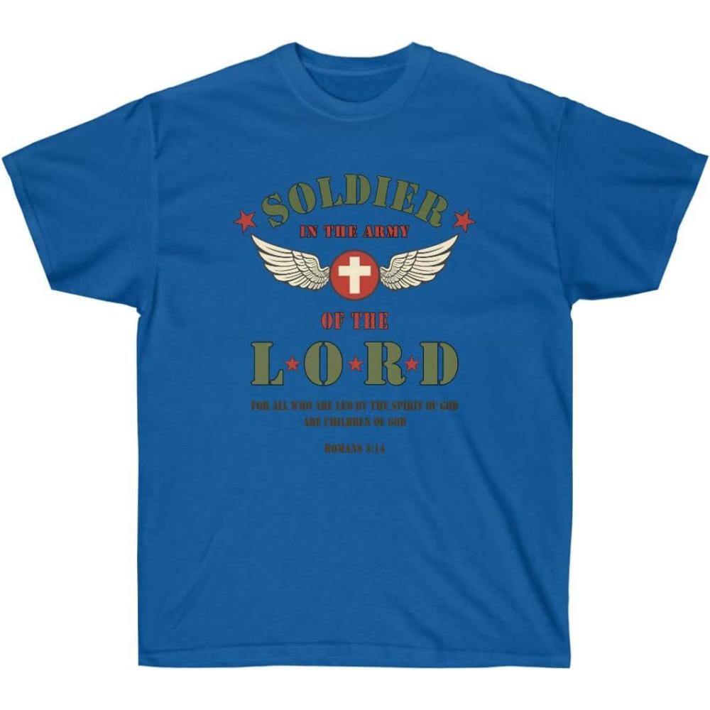 imageSoldier of The Lord  Christian TShirtRoyal