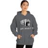 Express Design Group Got Jesus? – Christian Hoodie Sweatshirt(Dark Heather)