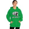 Express Design Group Got Jesus? – Christian Hoodie Sweatshirt(Irish Green)