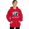 Express Design Group Got Jesus? – Christian Hoodie Sweatshirt(Red)