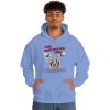 Express Design Group Jesus Would Have Been A Biker – Christian Hoodie Sweatshirt(Carolina Blue)